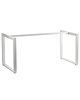 Luxus Tafelonderstel | QUADRA | Staal | Wit | Breedte Verstelbaar (1196-1796mm) | 1196-1796x696x725(h)mm 