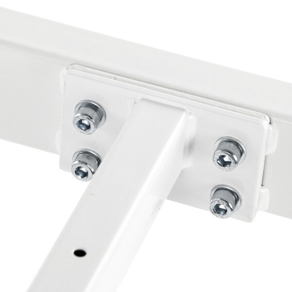 Tafelonderstel | QUADRA | Staal | Wit | Breedte Verstelbaar (1196-1796mm) | 1196-1796x696x725(h)mm