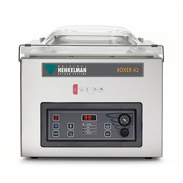 Vacumeermachine | BOXER | Seallengte 420mm | Sealkamer 420x370x180mm | Sealtijd 15-35sec | 490x530x440(h)mm