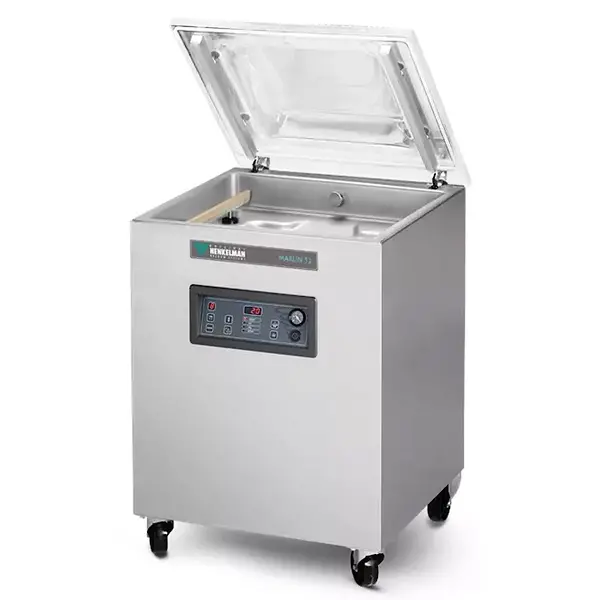 Vacumeermachine | MARLIN | Seallengte 600mm (Voor) of 2x 520mm (L/R) | Sealkamer 500x520x200mm | Sealtijd 15-40sec | Wielen (Geremd) | 700x710x1025(h)mm