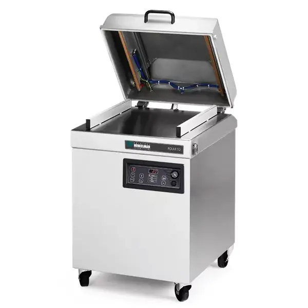 Vacumeermachine | POLAR | Seallengte 2x 520mm (L/R) | Sealkamer 500x520x200mm | Sealtijd 15-40sec | Wielen (Geremd) | 700x785x1100(h)mm