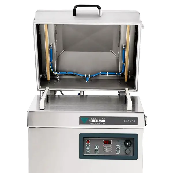 Vacumeermachine | POLAR | Seallengte 2x 520mm (L/R) | Sealkamer 500x520x200mm | Sealtijd 15-40sec | Wielen (Geremd) | 700x785x1100(h)mm