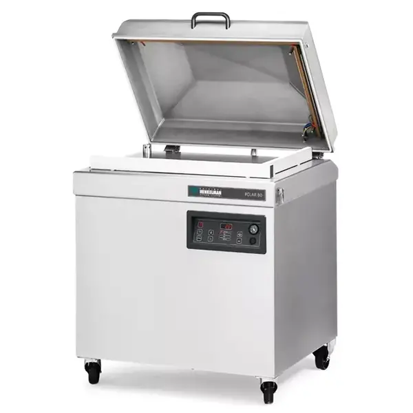 Vacumeermachine | POLAR | Diverse Sealconfiguraties | Sealkamer 760x510x200mm | Sealtijd 15-40sec | Wielen (Geremd) | 900x790x1100(h)mm