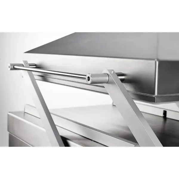 Vacumeermachine | POLAR | Seallengte 4x 620mm | Sealkamers 2x 620x760x250mm | Sealtijd 15-40sec | Wielen (Geremd) | 1485x1205x1340(h)mm