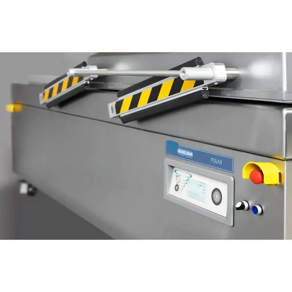 Vacumeermachine | POLAR | Diverse Sealconfiguraties | Sealkamers 2x 1100x730x280mm | Sealtijd 15-40sec | Wielen (Geremd) | 2420x1215x1595(h)mm