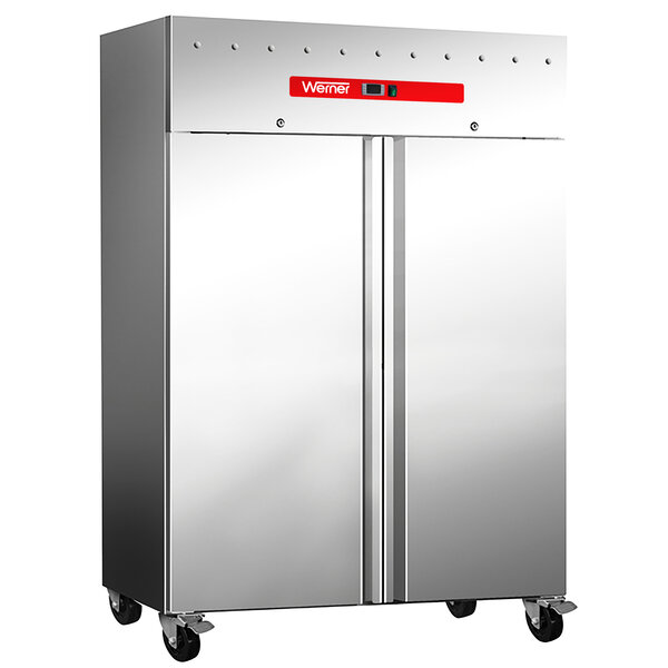 Koelkast | 1175L (2/1 GN) | RVS | -2°C/+8°C | Statisch + Ventilator | Wielen (Geremd) | 1340x810x1989(h)mm