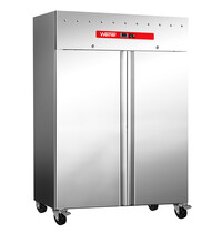 Werner Vrieskast | 1175L (2/1 GN) | RVS | -10°C/-20°C | Statisch + Ventilator | Wielen (Geremd) | 1340x810x1989(h)mm