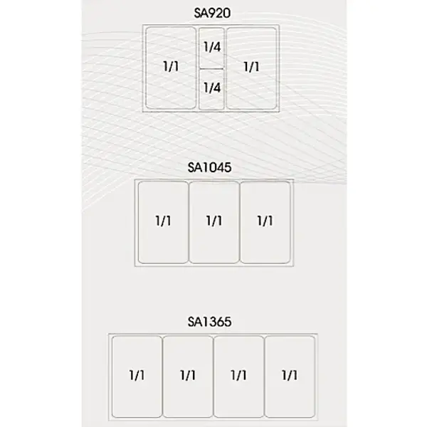 Saladette | 270L | 2 Deuren (1/1 GN) | Boven 3x 1/1 GN | +2°C/+10°C | Statisch + Ventilator | Schuif-/Klapdeksel + Snijblad | 1045x700x877(h)mm