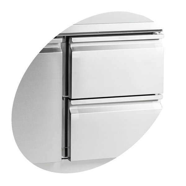 Ladenset | Tefcold G-LINE Saladettes/Pizzawerkbanken | 2 Laden (1/1 GN)