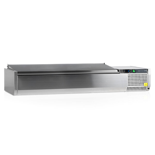 Opzetkoelvitrine | VK33 | 6x 1/4 GN + 1x 1/6 GN | +2°C/+10°C | 1500x335x260(h)mm