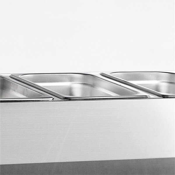 Opzetkoelvitrine | VK38 | 1x 1/2 GN + 2x 1/3 GN + 2x 1/6 GN | +2°C/+10°C | 1200x395x435(h)mm