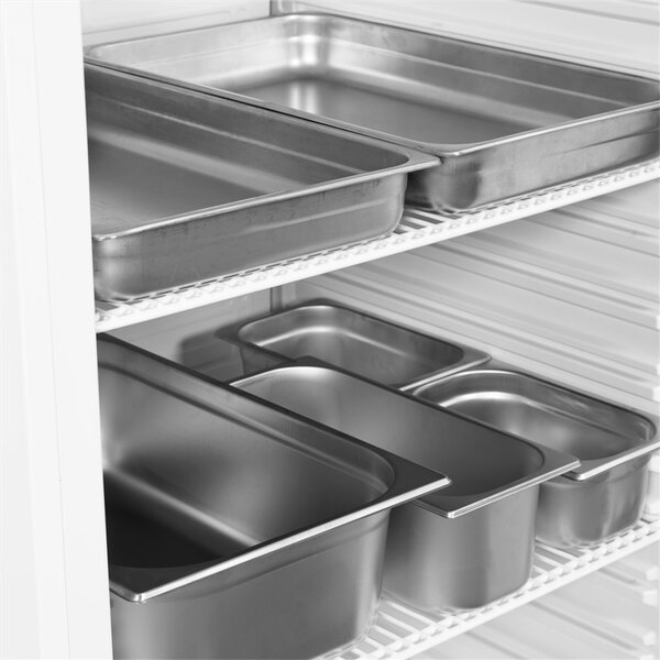 Koelkast | SERIE U | 605L (2/1 GN) | RVS | +2°C/+10°C | Statisch + Ventilator | Wielen | 777x695x1895(h)mm