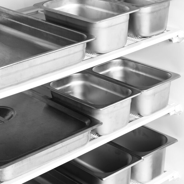 Vrieskast | SERIE U | 605L (2/1 GN) | RVS | -10°C/-24°C | Statisch | Wielen | 777x695x1895(h)mm