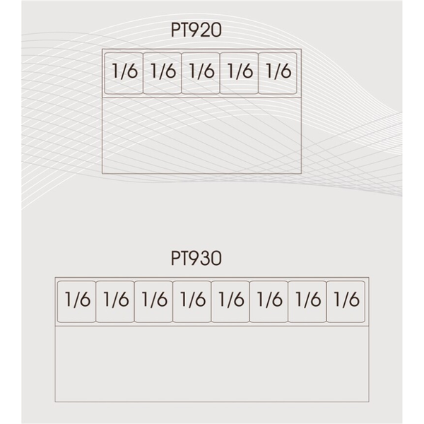 Pizzawerkbank | 260L | 2 Deuren (1/1 GN) | Boven 5x 1/6 GN | +2°C/+10°C | Statisch + Ventilator | 900x700x880/1100(h)mm