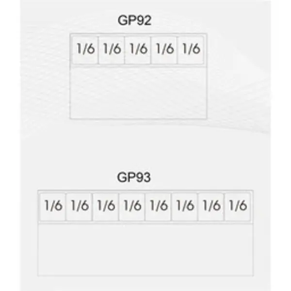 Pizzawerkbank | G-LINE | 400L | 3 Deuren (1/1 GN) | Boven 8x 1/6 GN | +2°C/+10°C | Statisch + Ventilator | 1365x700x880/1100(h)mm