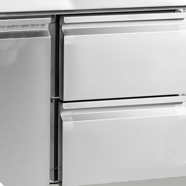 Ladenset | Tefcold Koelwerkbanken | 2 Laden (1/1 GN)