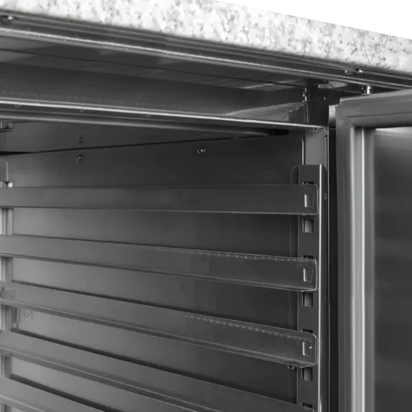 Pizzawerkbank | 390L | 2 Deuren (EN600x400) | +2°C/+10°C | Geforceerd | 1510x800x850/1000(h)mm