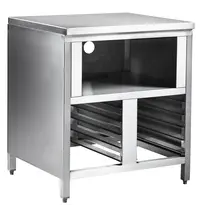 Alto-Shaam Onderstel | RVS | Uitsparing Alto-Shaam 500-1D Warmhoudlade | 2x 5 Niveaus (1/1 GN) | 845x720x930(h)mm 