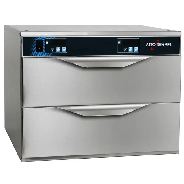 Warmhoudlade | 500-D SERIE | RVS | 2 Laden (1/1 GN) | Onafhankelijk Instelbaar | 16°C/93°C | 0.59kW (230V) | 624x657x491(h)mm