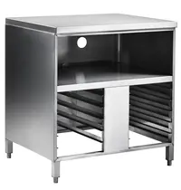 Alto-Shaam Onderstel | RVS | Uitsparing 2x Alto-Shaam 500-1DN Warmhoudlade | 2x 5 Niveaus (1/1 GN) | 926x740x930(h)mm 