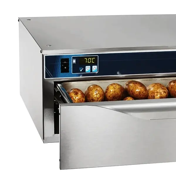 Warmhoudlade | 500-DN SERIE | RVS | 3 Laden (1/1 GN) | 16°C/93°C | 0.59kW (230V) | 423x792x664(h)mm