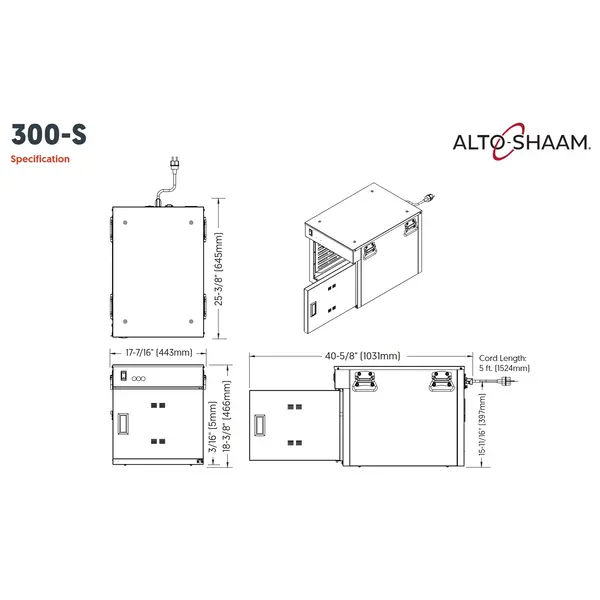 Warmhoudkast | 3x 1/1 GN | 16°C/93°C | 0.8kW (230V) | 443x645x466(h)mm