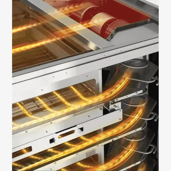 High Speed Oven | VECTOR | 2x 1/1 GN (Onafhankelijk Instelbaar) | 30°C/256°C | 6.5kW (400V) | Touchscreen | Optioneel WiFi + App | 533x993x724(h)mm