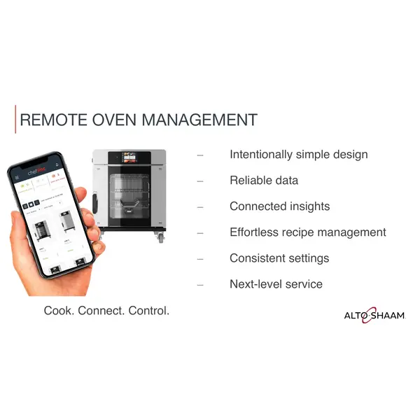 High Speed Oven | VECTOR | 3x 1/1 GN (Onafhankelijk Instelbaar) | 30°C/256°C | 9.6kW (400V) | Touchscreen | Optioneel WiFi + App | 533x993x904(h)mm