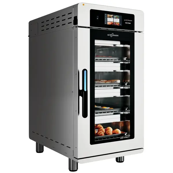 High Speed Oven | VECTOR | 4x 1/1 GN (Onafhankelijk Instelbaar) | 30°C/256°C | 12.7kW (400V) | Touchscreen | Optioneel WiFi + App | 533x993x1082(h)mm