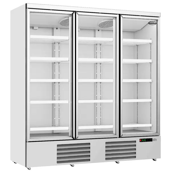 Koelkast | 1530L | Wit | 0°C/+10°C | Geforceerd | 0.74kW | Klapdeuren | Wielen (Geremd) | 1880x710x1997(h)mm