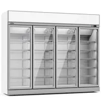 CombiSteel Koelkast | 2060L | Wit | 0°C/+10°C | Geforceerd | Draaideuren | Wielen (Geremd) | 2508x710x2092(h)mm 