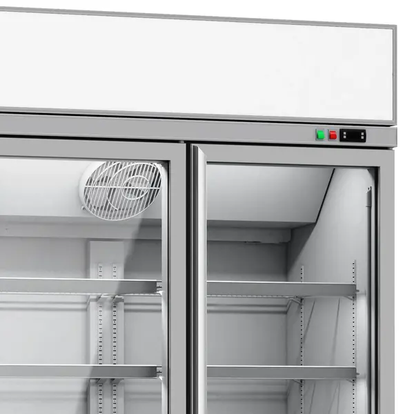 Koelkast | 1530L | Wit | 0°C/+10°C | Geforceerd | Draaideuren | Wielen (Geremd) | 1880x710x2092(h)mm