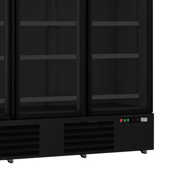 Koelkast | 1530L | Zwart | 0°C/+10°C | Geforceerd | Draaideuren | Wielen (Geremd) | 1880x710x1997(h)mm