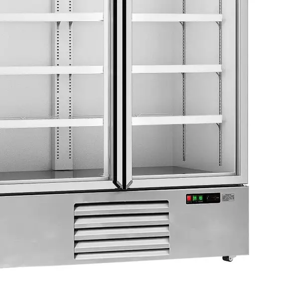 Koelkast | 1000L | Wit | 0°C/+10°C | Geforceerd | Draaideuren | Wielen (Geremd) | 1253x710x1997(h)mm