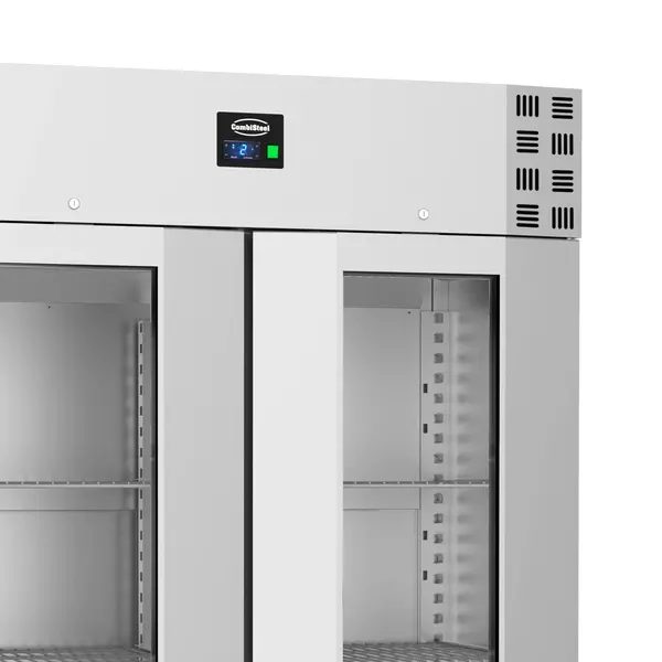 Koelkast | 1400L (2/1 GN) | RVS |  -2°C/+8°C | Geforceerd | 0.3kW | Klapdeuren | 1400x810x2050(h)mm