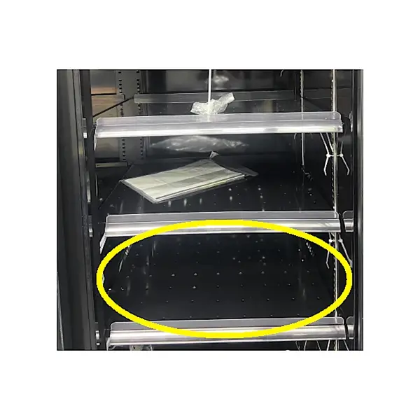 Geperforeerd Schap | CombiSteel Koelkast COM-7455.2242 | Zwart