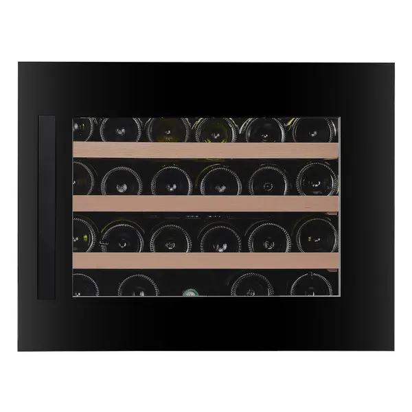 Inbouw-Wijnkoelkast | 51L (24x 75cl) | Zwart | 1 Zone | +5°C/+20°C | Geforceerd | 592x555x455(h)mm