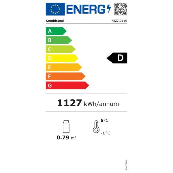 Koelkast | 800L | Zwart/Wit | +2°C/+10°C | Geforceerd | Schuifdeuren | Wielen (Geremd) | 1000x730x2072(h)mm