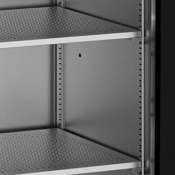 Barkoelkast | PRO LINE | 320L | Zwart | -2°C/+8°C | Geforceerd | Draaideuren | 1380x550x950(h)mm