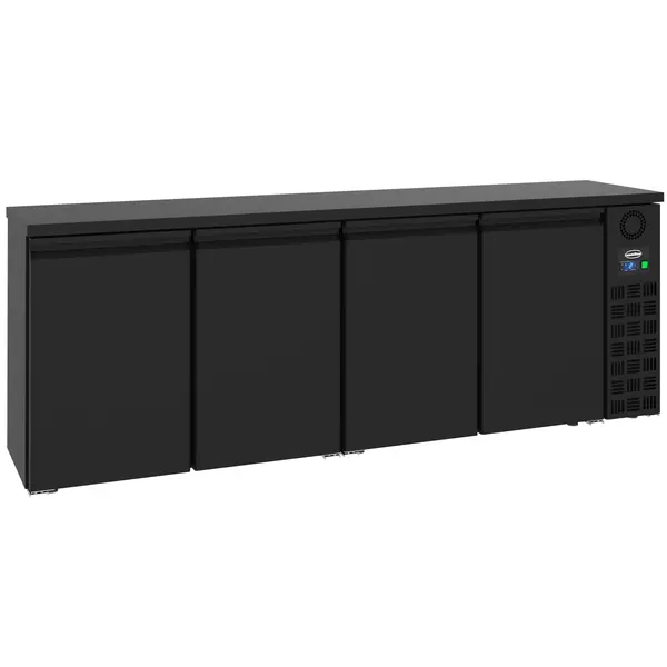 Barkoelkast | PRO LINE | 680L | Zwart | -2°C/+8°C | Geforceerd | Draaideuren | 2490x550x950(h)mm