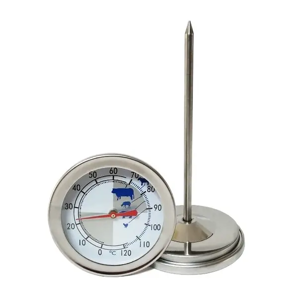 Vleesthermometer | Analoog | Sonde (Vast) | 0°C/+120°C | Ø73x125(h)mm