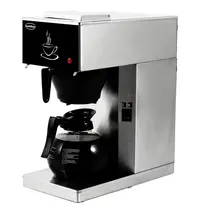 CombiSteel Koffiezetapparaat | RVS | Enkel | 1.8L | Warmhoudfunctie | Incl. Glazen Kan | 2.02kW (230V) | 205x405x455(h)mm 