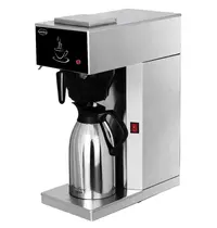 CombiSteel Koffiezetapparaat | RVS | Enkel | 1.8L | Incl. RVS Thermoskan | 1.9kW (230V) | 205x405x527(h)mm 