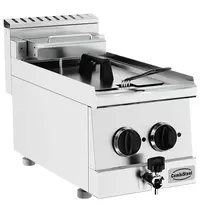 CombiSteel Friteuse | BASE 600 | Elektrisch | 10L | 3.5kW (230V) | Aftapkraan | 300x600x300(h)mm 