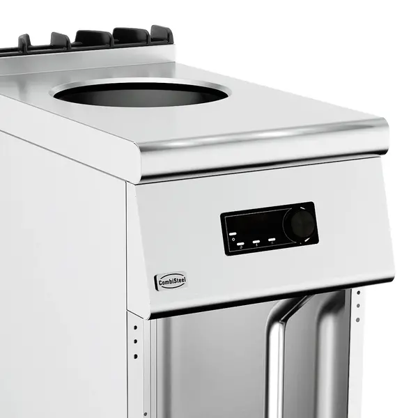 Inductiewokfornuis | BASE 700 | Elektrisch | 1 Kookpunt | 5kW (230V) | Onderstel (Open) | 400x700x900(h)mm