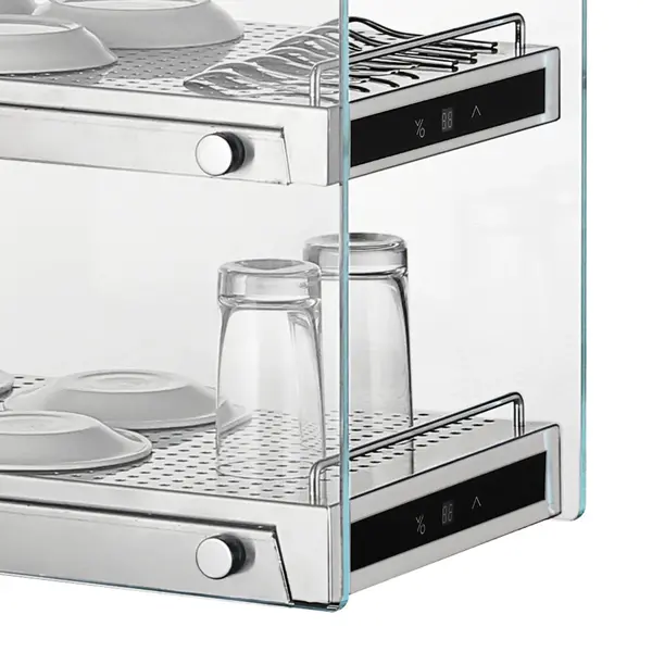 Kopjesverwarmer | RVS | 3 Niveaus | 30°C/60°C | 0.3kW (230V) | 309x535x582(h)mm
