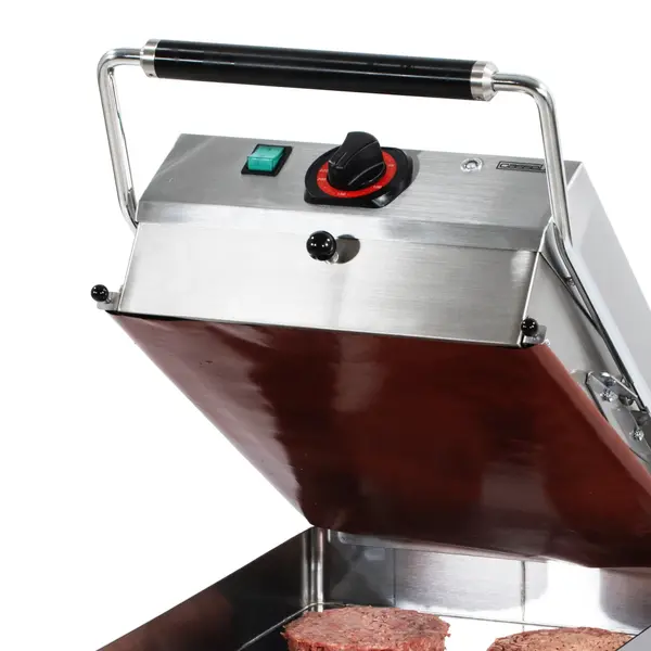 Bakplaat/Contactgrill | CLAM | Enkel | Glad Oppervlak 320x480 (Verchroomd) | 50°C/300°C | 6kW (2x 230V) | Timer + Programmering | 330x660x400(h)mm
