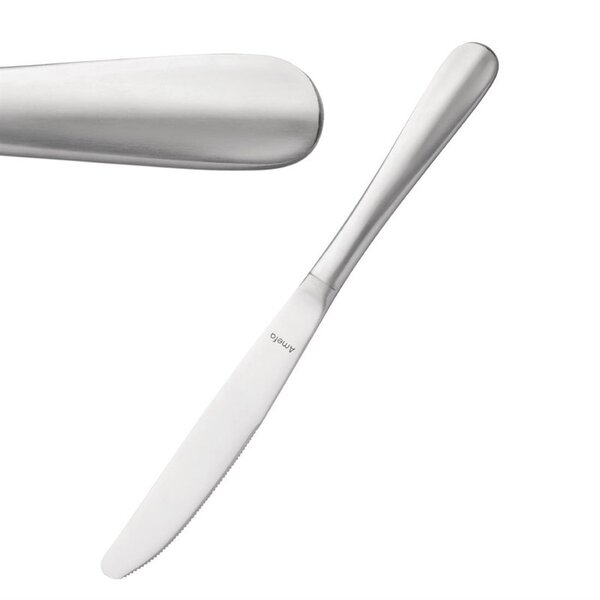 Tafelmessen | BAGUETTE | RVS | 12 Stuks | Lengte 211mm