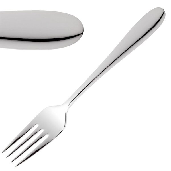 Dessertvorken | OXFORD | RVS | 12 Stuks | Lengte 185mm
