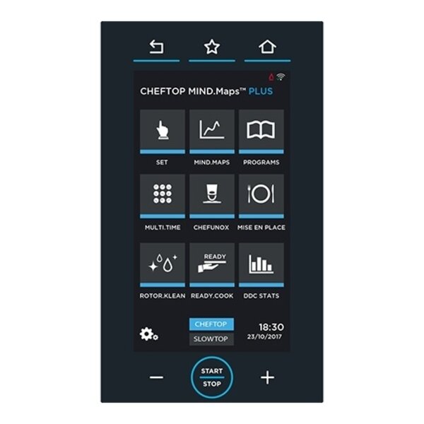 ChefTop (GN1/1)x07 MindPlus | 11,7kW/h | Met automatisch reinigingssysteem  |783x750x843(h)mm